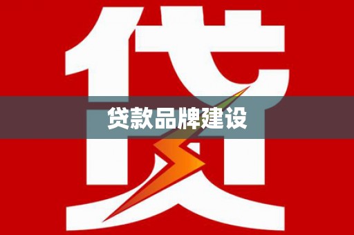 桃江贷款品牌建设
