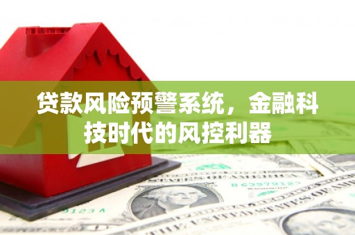 桃江贷款风险预警系统，金融科技时代的风控利器