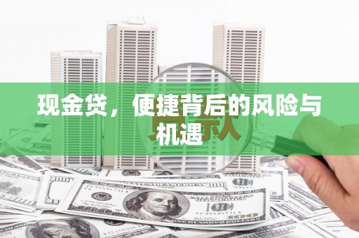 桃江现金贷，便捷背后的风险与机遇