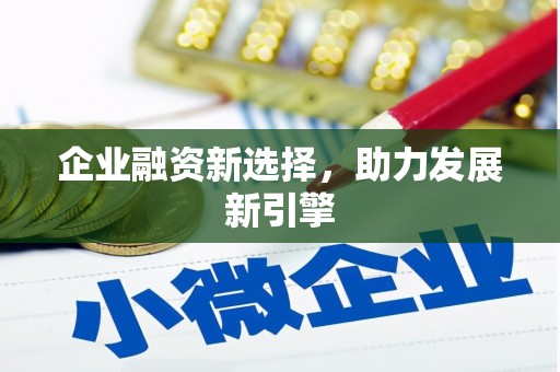 桃江企业融资新选择，助力发展新引擎
