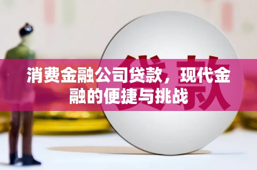 桃江消费金融公司贷款，现代金融的便捷与挑战
