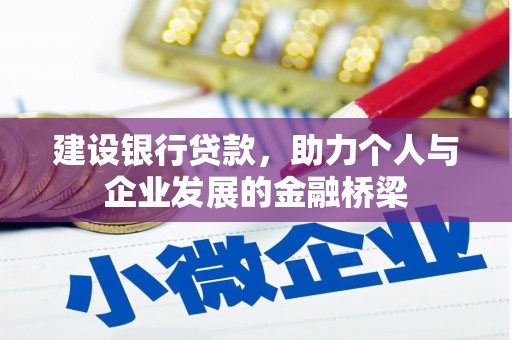 桃江建设银行贷款，助力个人与企业发展的金融桥梁