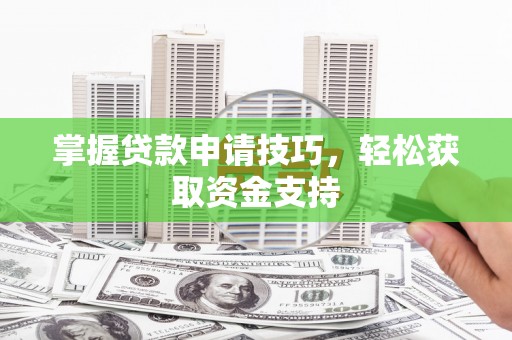 桃江掌握贷款申请技巧，轻松获取资金支持