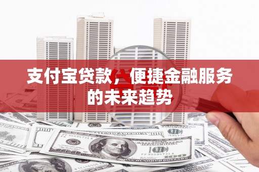 桃江支付宝贷款，便捷金融服务的未来趋势