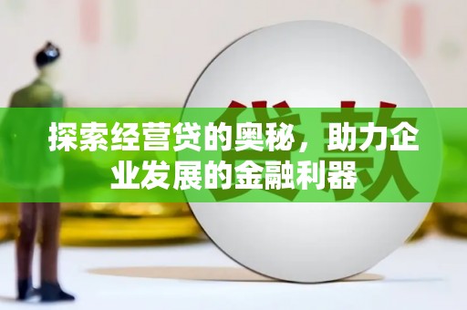 桃江探索经营贷的奥秘，助力企业发展的金融利器