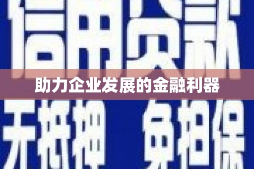桃江助力企业发展的金融利器