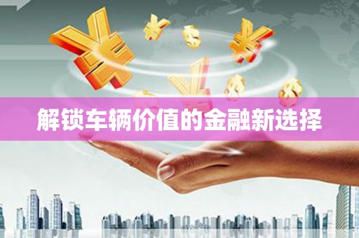 桃江解锁车辆价值的金融新选择