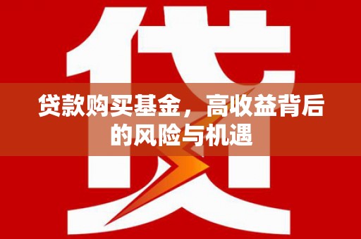 桃江贷款购买基金，高收益背后的风险与机遇