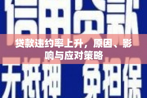 桃江贷款违约率上升，原因、影响与应对策略