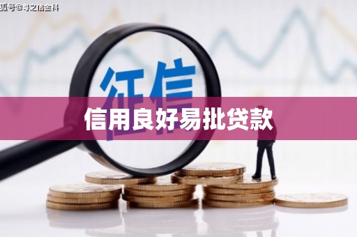 桃江信用良好易批贷款