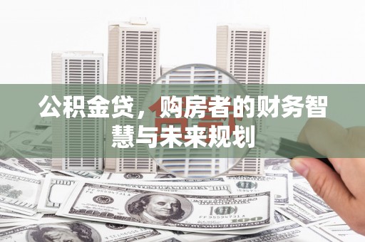 桃江公积金贷，购房者的财务智慧与未来规划