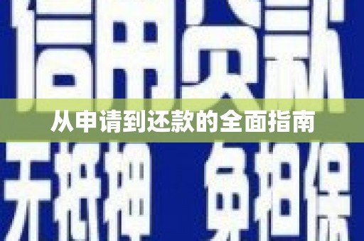 桃江从申请到还款的全面指南