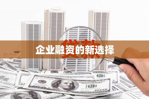 桃江企业融资的新选择
