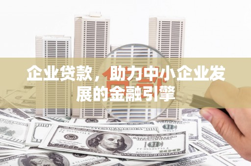 桃江企业贷款，助力中小企业发展的金融引擎