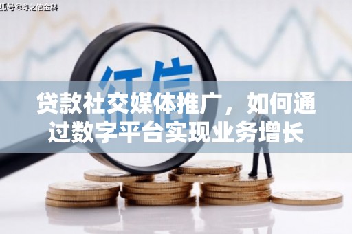 桃江贷款社交媒体推广，如何通过数字平台实现业务增长