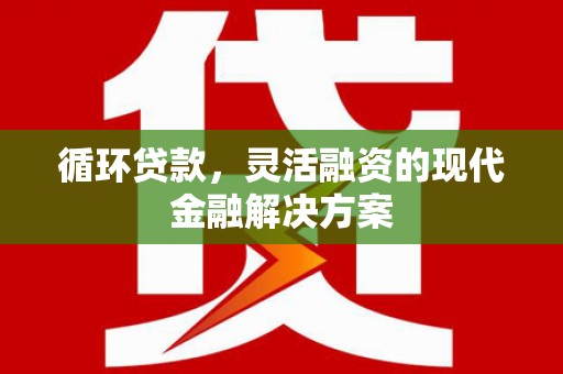 桃江循环贷款，灵活融资的现代金融解决方案
