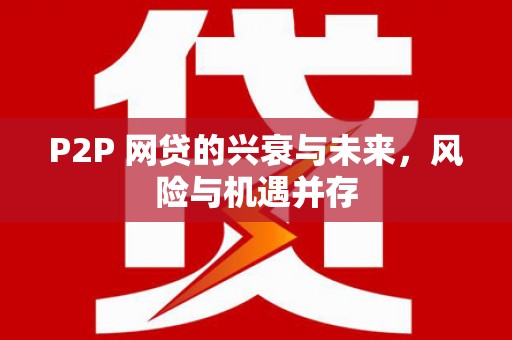 桃江P2P 网贷的兴衰与未来，风险与机遇并存