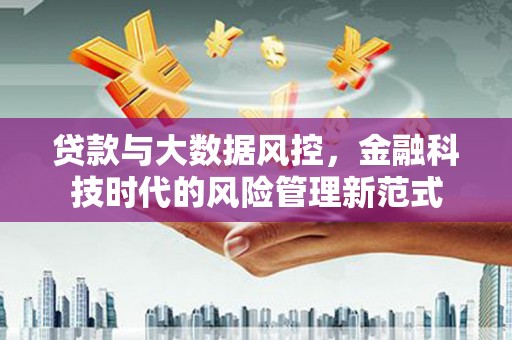 桃江贷款与大数据风控，金融科技时代的风险管理新范式