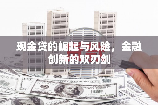 桃江现金贷的崛起与风险，金融创新的双刃剑