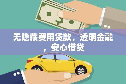 桃江无隐藏费用贷款，透明金融，安心借贷