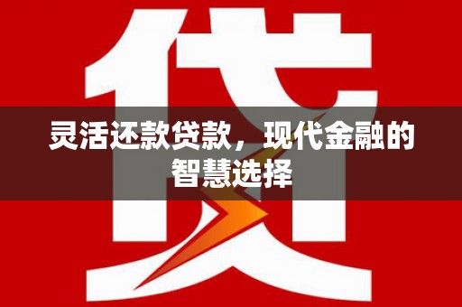 桃江灵活还款贷款，现代金融的智慧选择