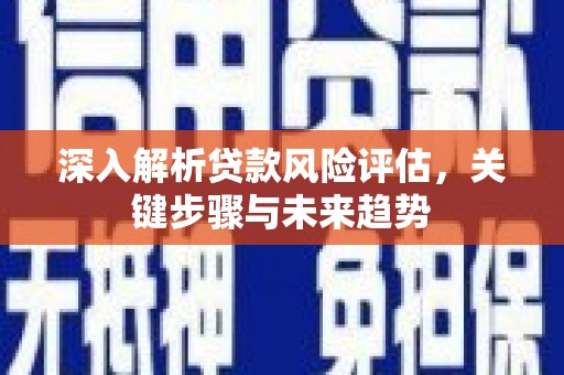 桃江深入解析贷款风险评估，关键步骤与未来趋势
