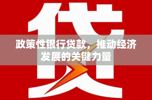 桃江政策性银行贷款，推动经济发展的关键力量