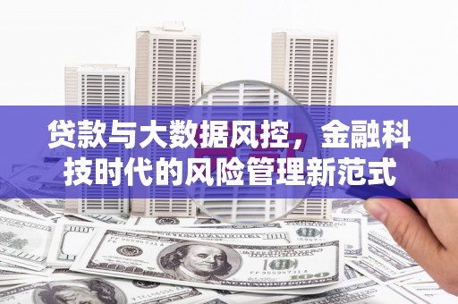 桃江贷款与大数据风控，金融科技时代的风险管理新范式