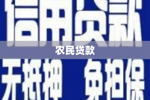 桃江农民贷款