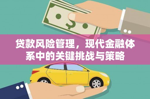 桃江贷款风险管理，现代金融体系中的关键挑战与策略