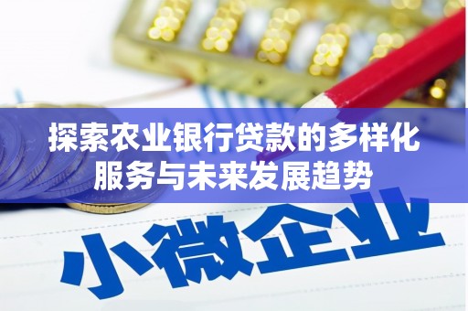 桃江探索农业银行贷款的多样化服务与未来发展趋势