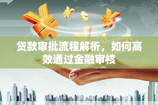 桃江贷款审批流程解析，如何高效通过金融审核