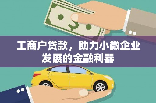 桃江工商户贷款，助力小微企业发展的金融利器