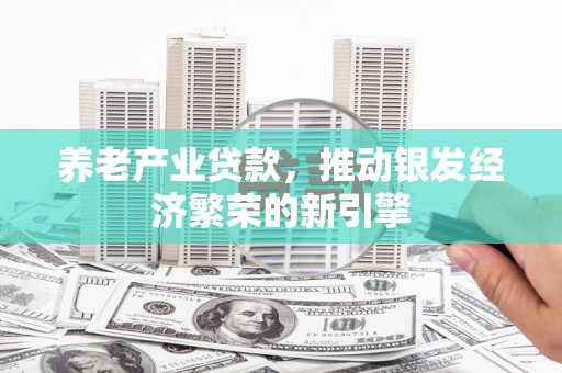 桃江养老产业贷款，推动银发经济繁荣的新引擎