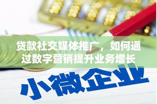 桃江贷款社交媒体推广，如何通过数字营销提升业务增长