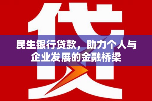 桃江民生银行贷款，助力个人与企业发展的金融桥梁