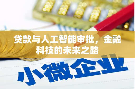 桃江贷款与人工智能审批，金融科技的未来之路