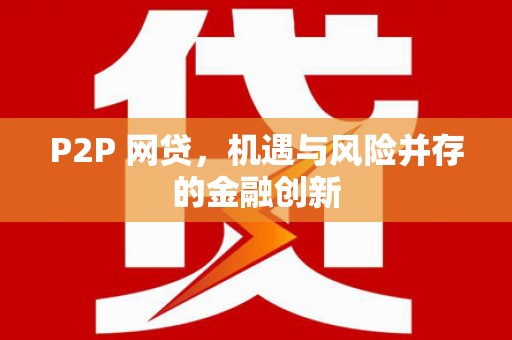 桃江P2P 网贷，机遇与风险并存的金融创新
