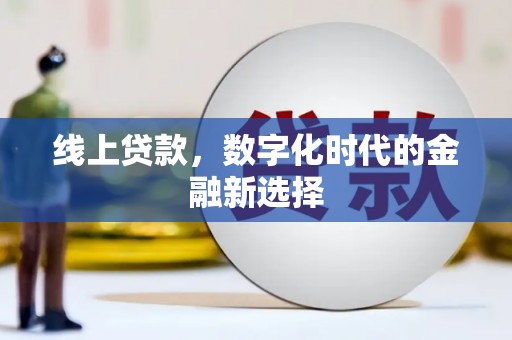 桃江线上贷款，数字化时代的金融新选择