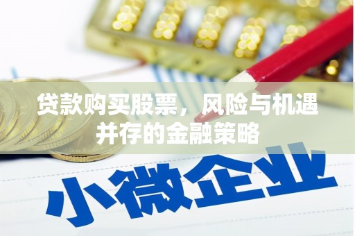 桃江贷款购买股票，风险与机遇并存的金融策略