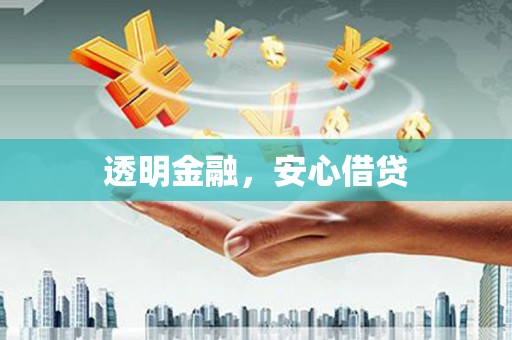 桃江透明金融，安心借贷