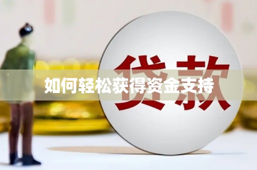 桃江如何轻松获得资金支持