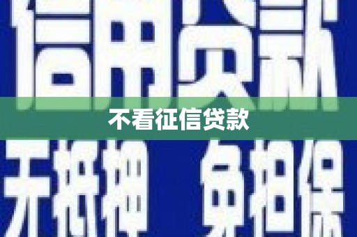 桃江不看征信贷款