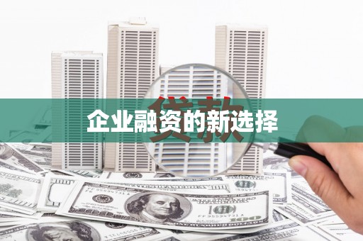 桃江企业融资的新选择