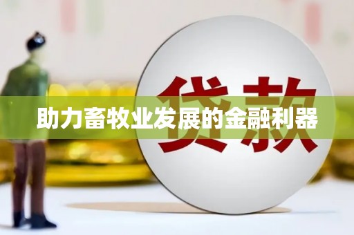 桃江助力畜牧业发展的金融利器