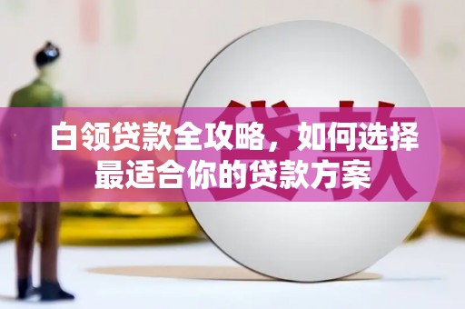 桃江白领贷款全攻略，如何选择最适合你的贷款方案