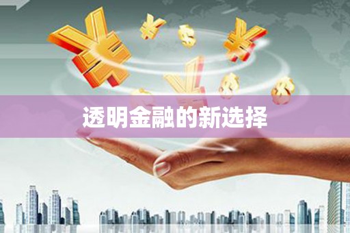 桃江透明金融的新选择
